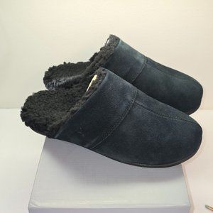 Vionic Alfons Scuff Slipper in Black, Men's US Size 8 Med